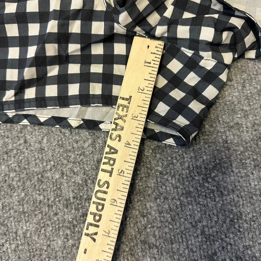 Old Navy Shorts Womens Size 3X Black Gingham StretchTech Active Athletic Gym